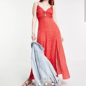 Free people floral maxi dress
